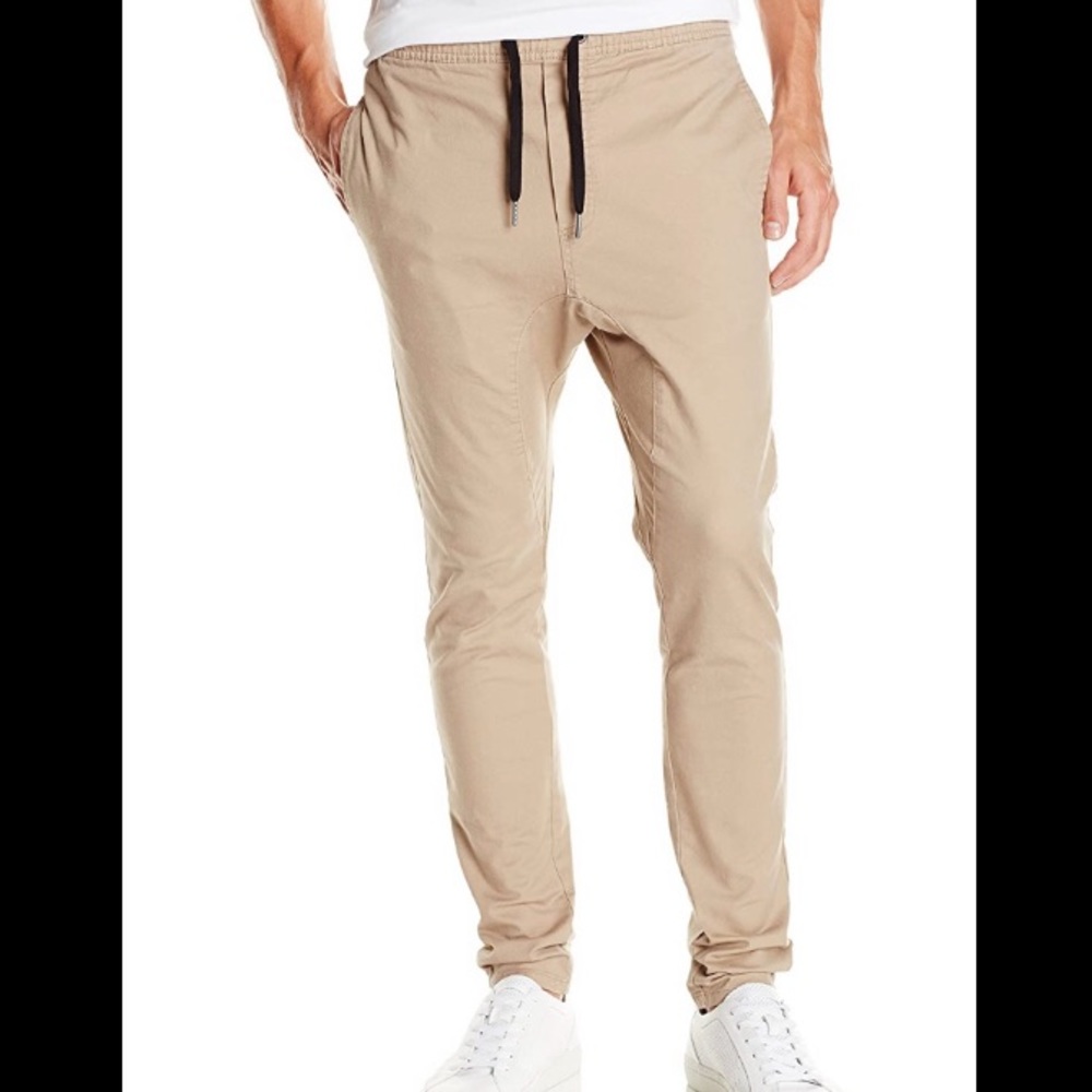 Zanerobe khaki joggers size 36